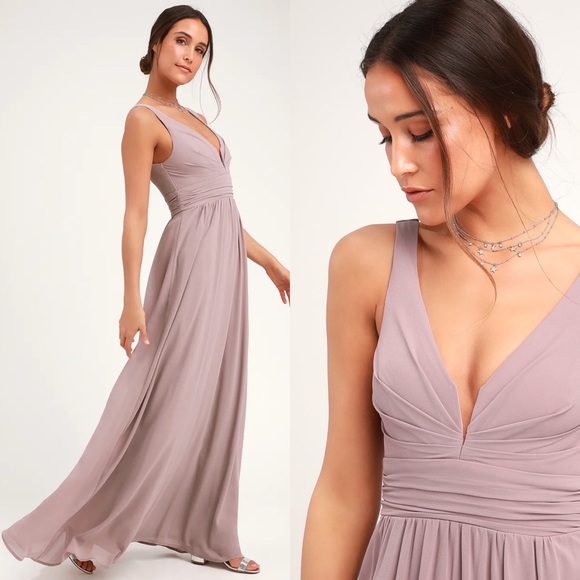 HOST PICK! Lulu's Leading Role Taupe Maxi Dress - Picture 9 of 11